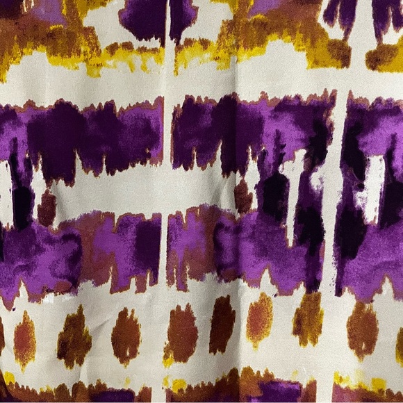 #167 NWT Kate Hill Mulberry and Gold Blouse - Picture 3 of 10